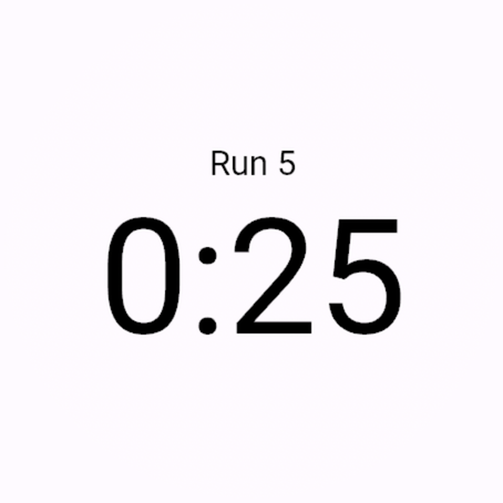 Run Walk Coach - Interval Cue Field · Screenshot 0