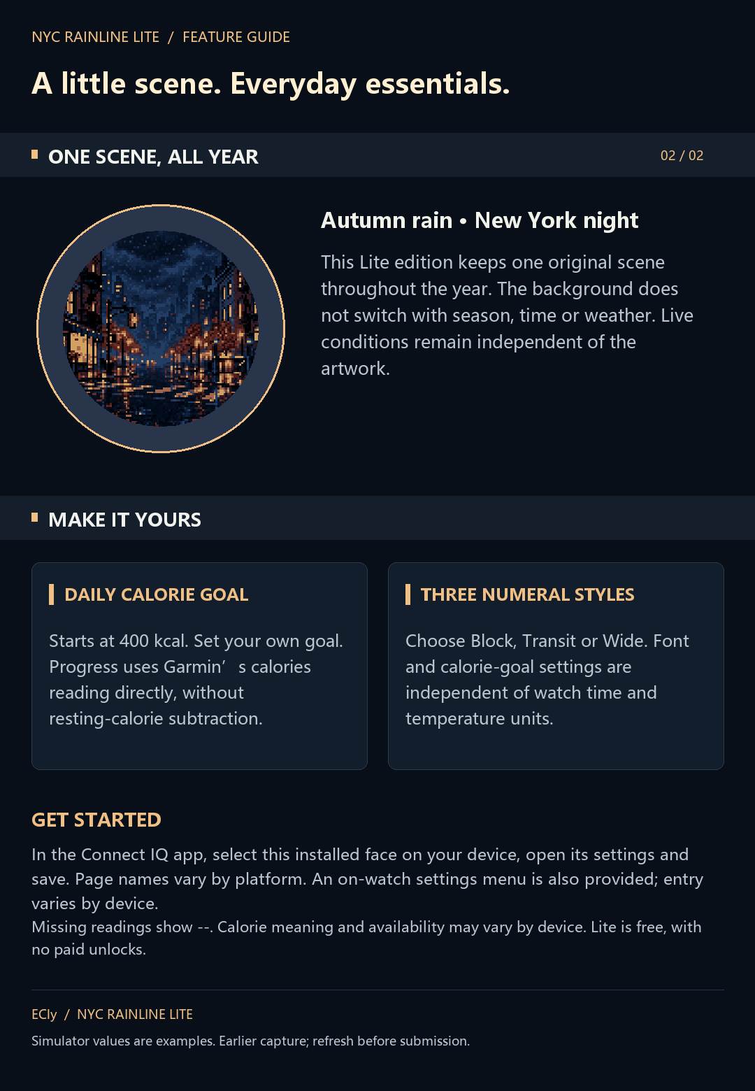 NYC Rainline Lite · Screenshot 1