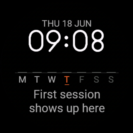Training Log · צילום מסך 0