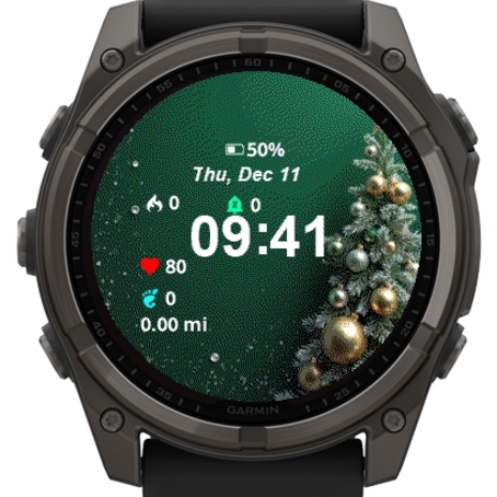 Christmas Tree Gold Green Ornaments · Screenshot 0