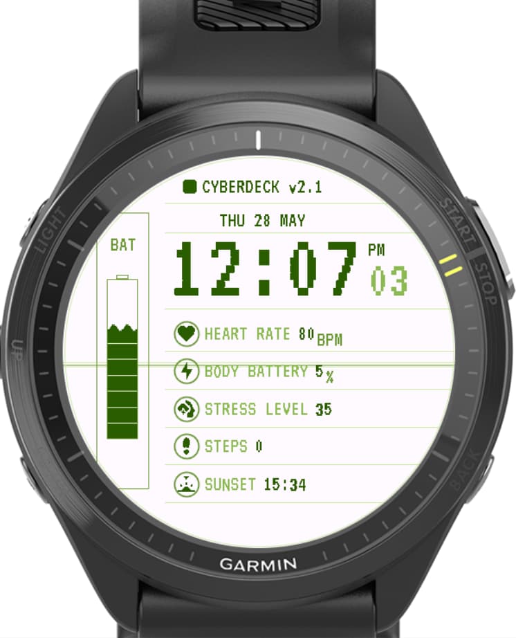 Cyberpunk RAD Watch Face · Screenshot 3