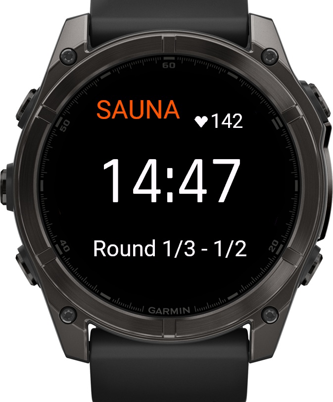 Sauna & Cold Plunge Timer · Screenshot 1