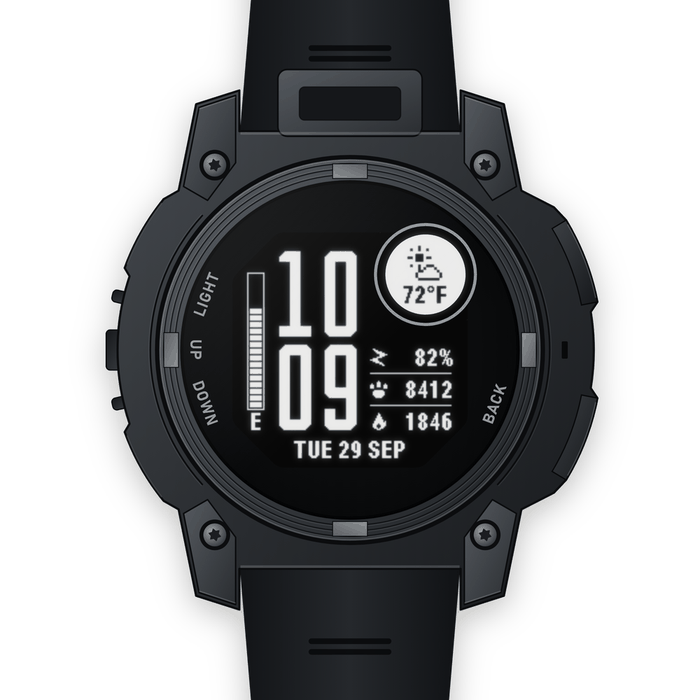 Girder – Stacked Clock Watch Face · Screenshot 0