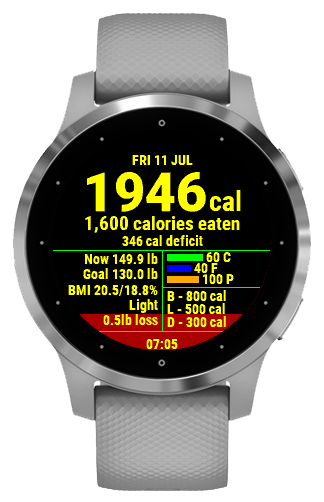 Calorie Calculator · Screenshot 2