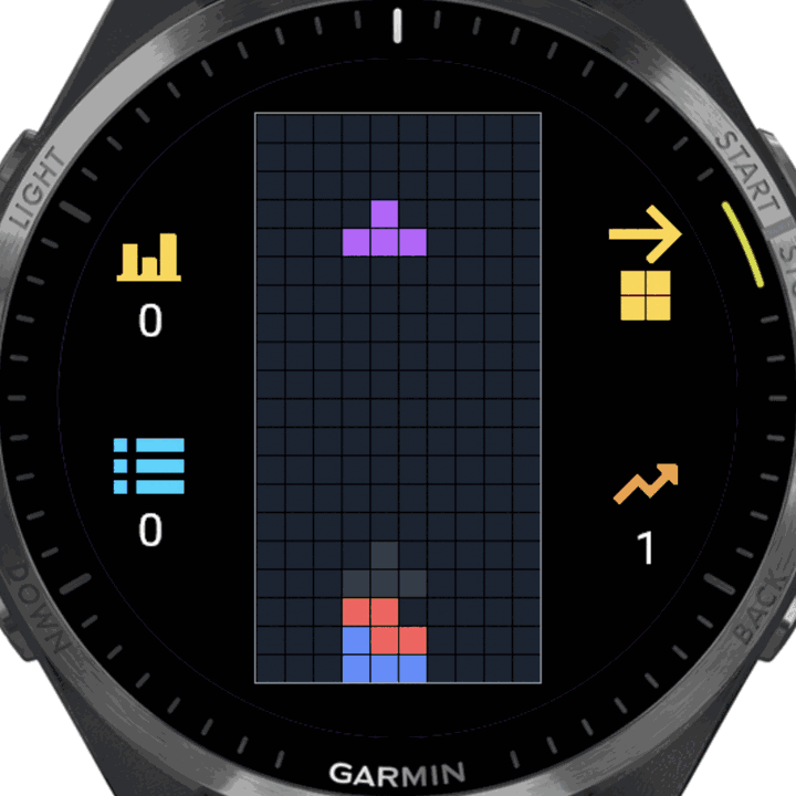 WristStack：快速下落的俄罗斯方块 · Screenshot 0