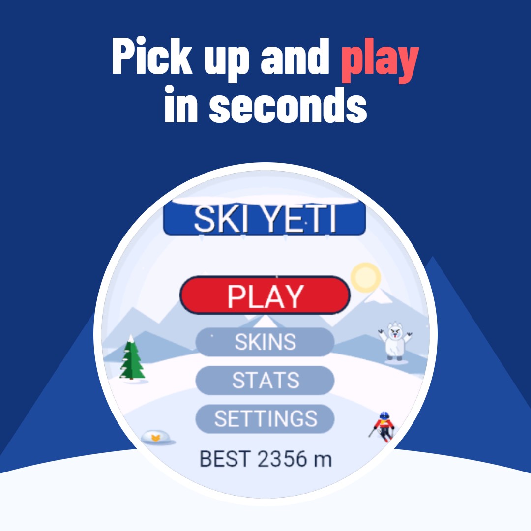 Ski Game: Yeti Chase · Screenshot 3