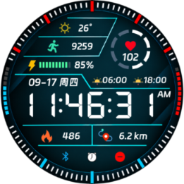 旋涡 V2·疾速数据流 - 心率日出日落 · Screenshot 0