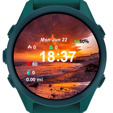 Sunset Beach Rocks Water · Screenshot 2