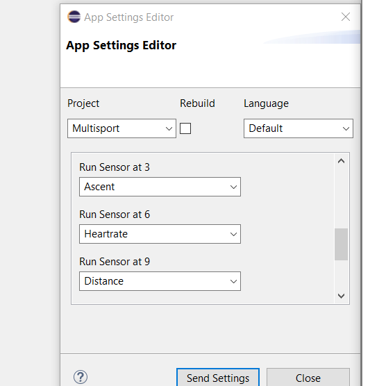 Configurable Multisport · Screenshot 2