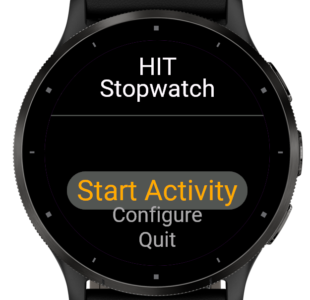 HIT Stopwatch · Screenshot 0