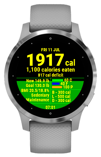 Calorie Calculator · Screenshot 0