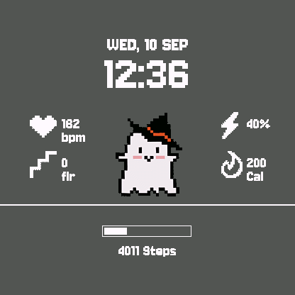 Spooky Evolution - Halloween Ghost Tamagotchi · Screenshot 1