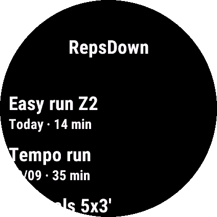 RepsDown · Screenshot 0
