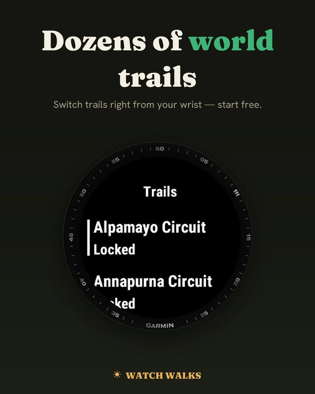 Watch Walks: Virtual Hiking Trails · Screenshot 2