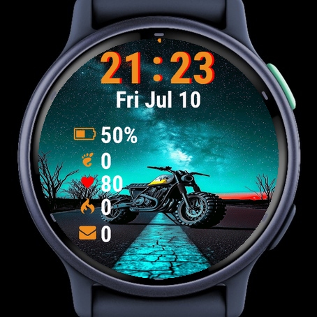 Motorcycle Parked Side Road · Screenshot 2