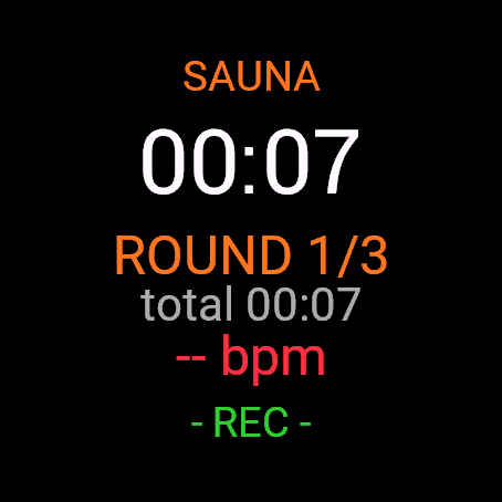 SaunaTracker · Screenshot 1