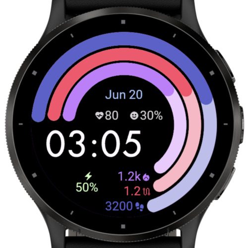 Goals Rings Pro watch face screenshot 2