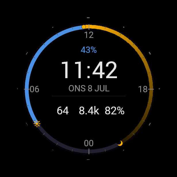 Dygn - 24-Hour Solar Dial · Screenshot 0