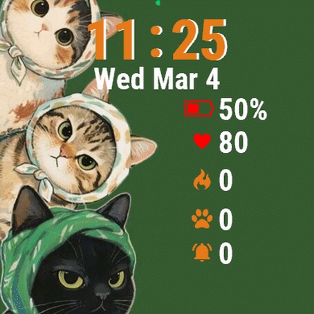Painting Three Cats Green · Screenshot 1