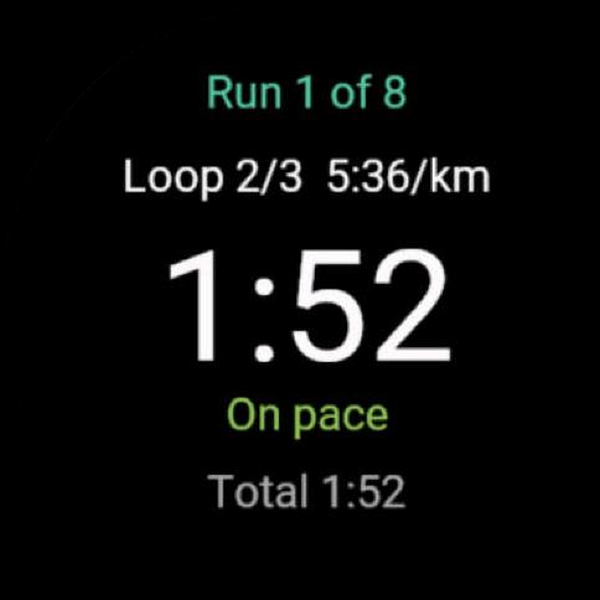 HiRace – Fitness Race Split Timer · Screenshot 1