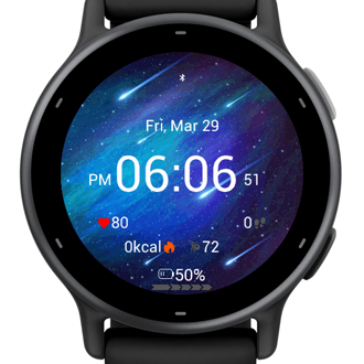 Star Drift watch face screenshot 5