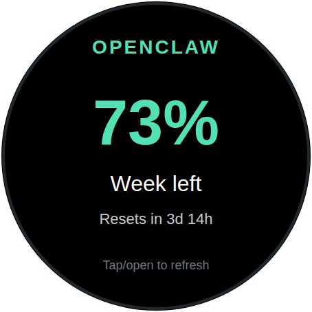 OpenClaw Usage · Screenshot 0