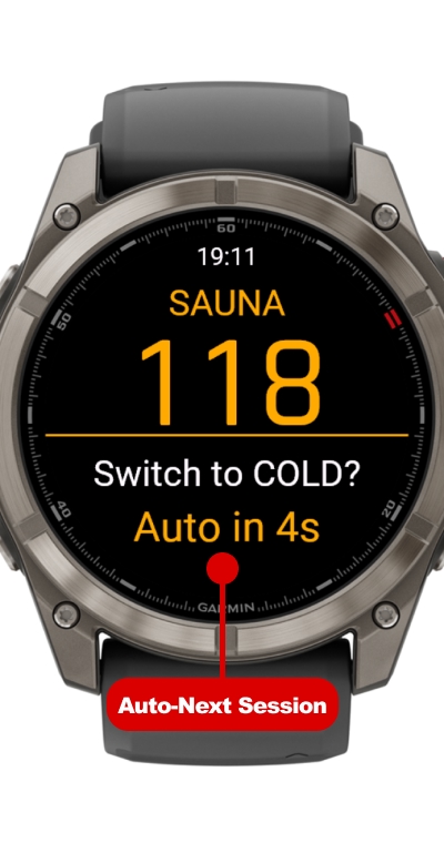 ZenSauna: Auto Sauna & Cold Plunge Tracker · Screenshot 3