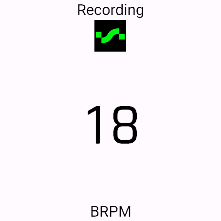 BreezeLabs Tracking – Breathing Rate · Screenshot 0