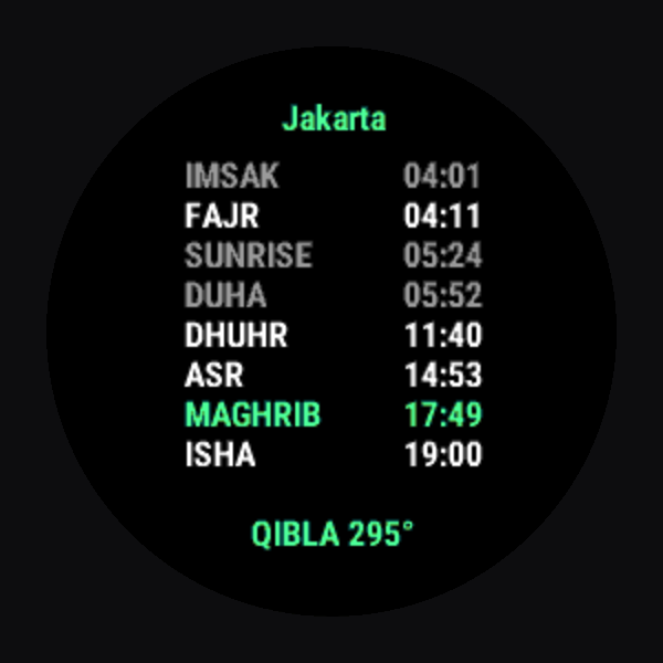 Prayer Times (Sholat) — Offline, Kemenag · 스크린샷 3