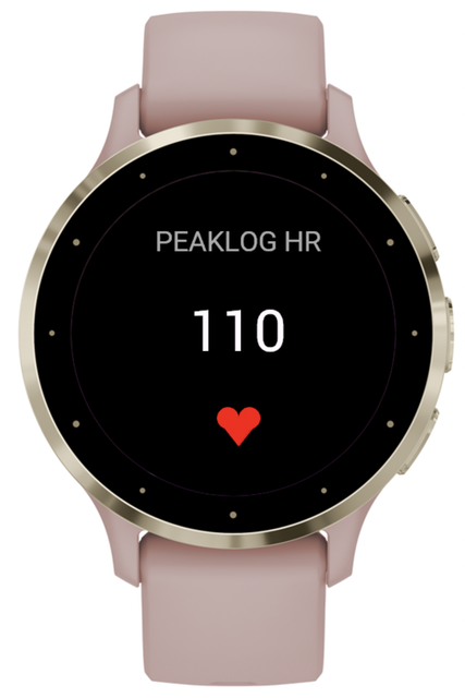 Peaklog HR · Screenshot 1