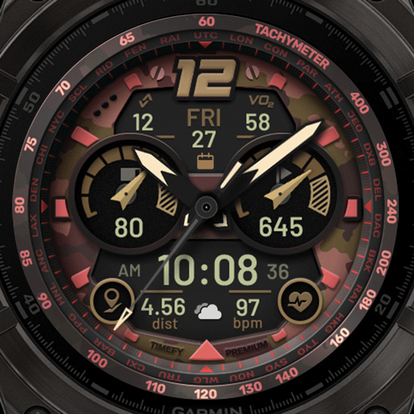 Fenix 8 CAMO - Rich data · Screenshot 1