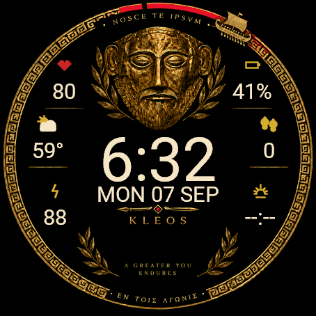 Agamemnon – Odyssey Watch Face · Screenshot 0