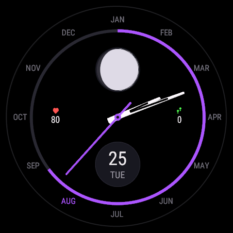 Almanac - Year Dial + Moon · Screenshot 0