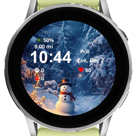 Snowman Snow Full Moon · Screenshot 0