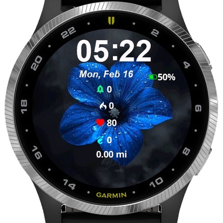 Blue Flower Water Droplets It · Screenshot 2
