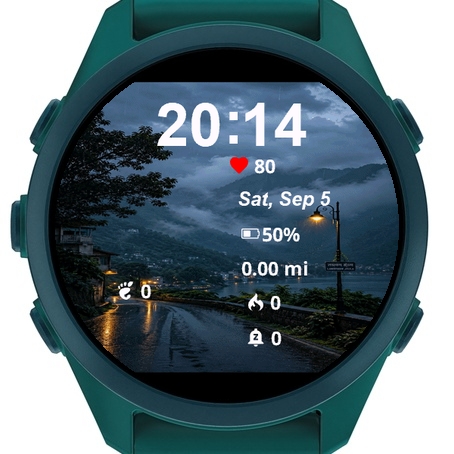 View Road Wet Rainy Night · Screenshot 2