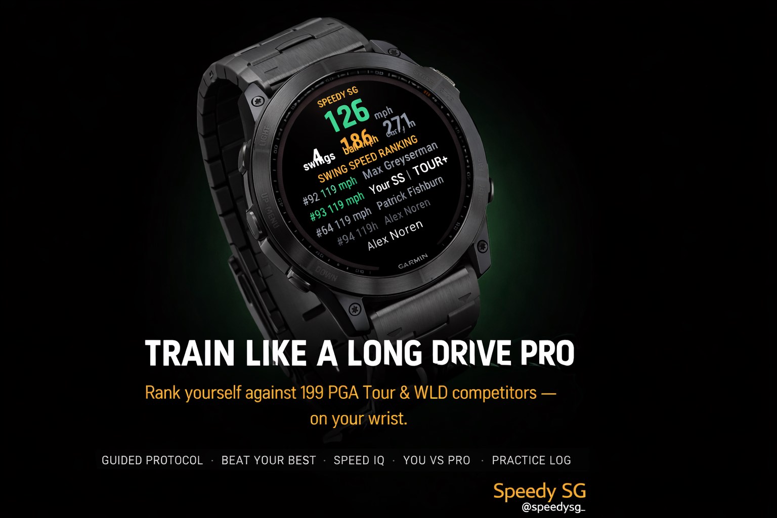 Speedy SG — Swing Speed Training Golf · Screenshot 0