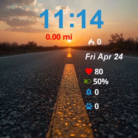 Road Sun Setting Distance 4