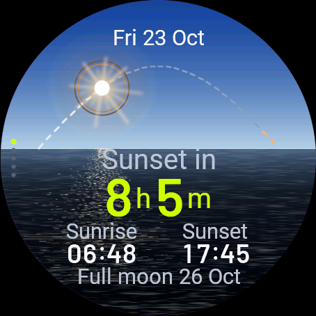 Haedal - Sun and moon, the sky on your wrist · Screenshot 2