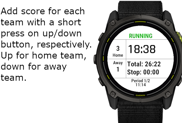 Hektors RefWatch (soccer/sports referee watch) · Screenshot 0