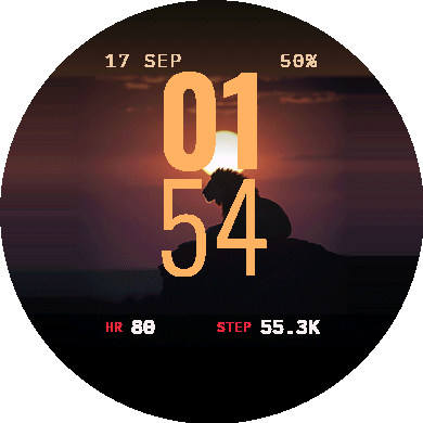 Sundown Lion Data - AMOLED · Screenshot 2