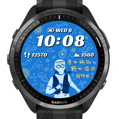 Garmin佳明精英运动员向付召联名表盘| Connect IQ Store