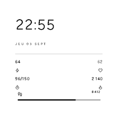 Paper - Clean Typography Watch Face · Screenshot 0