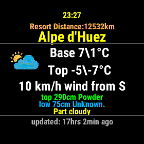 EM Snow - Ski conditions, Snow & Weather Widget · Screenshot 1