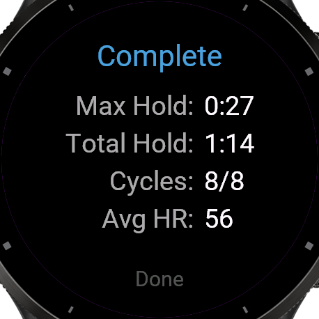Apnoe Trainer · Screenshot 4
