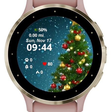 Festive Christmas Scene with Snowfall · Screenshot 0