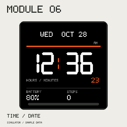 MODULE 06 watch face screenshot 2