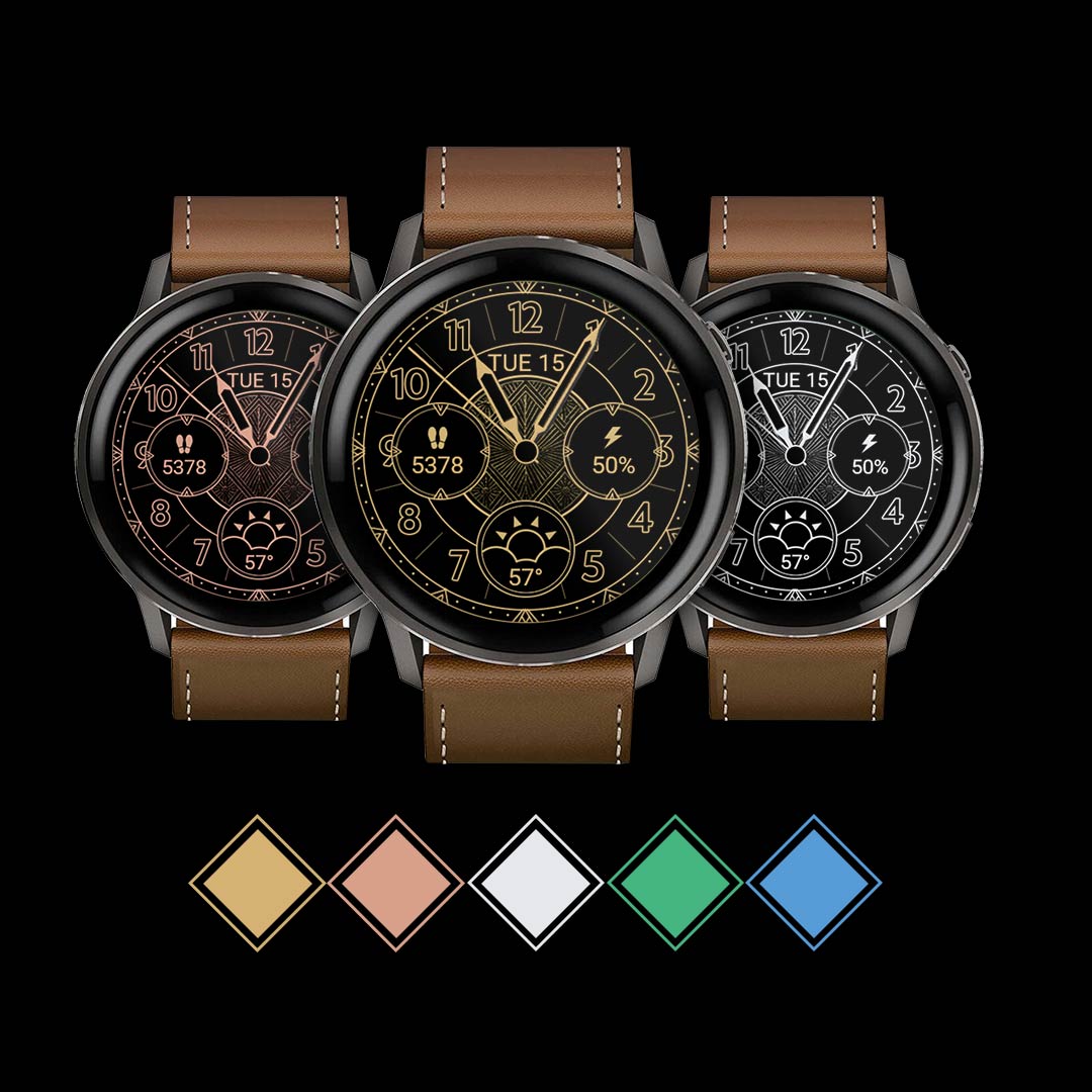 Gatsby: Art Deco AMOLED Watch Face · Screenshot 0
