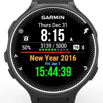 Garmin watch countdown timer sale
