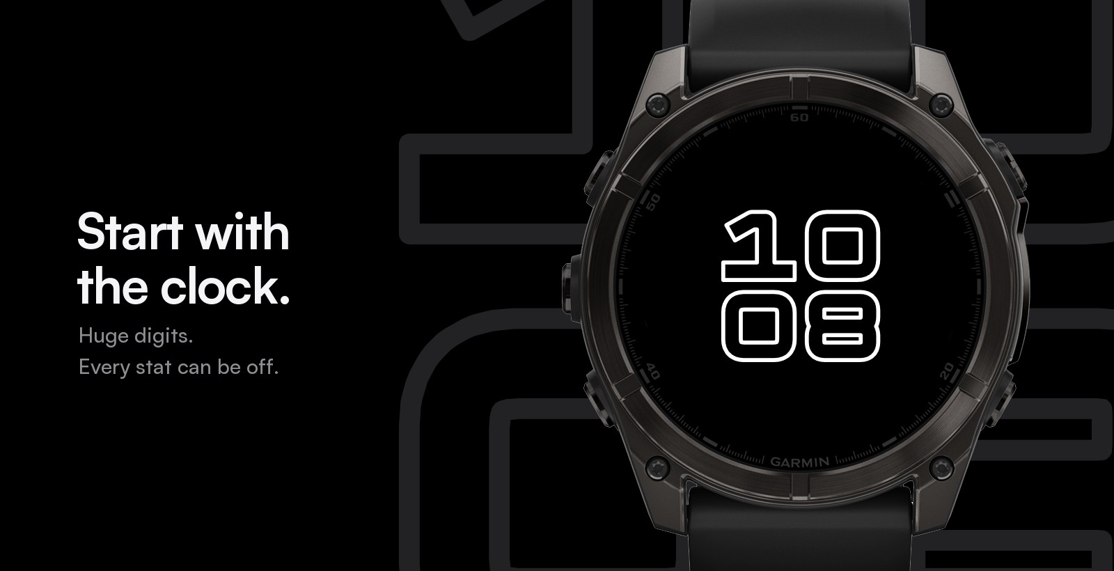 Moai - Minimalist Big Clock · Screenshot 0